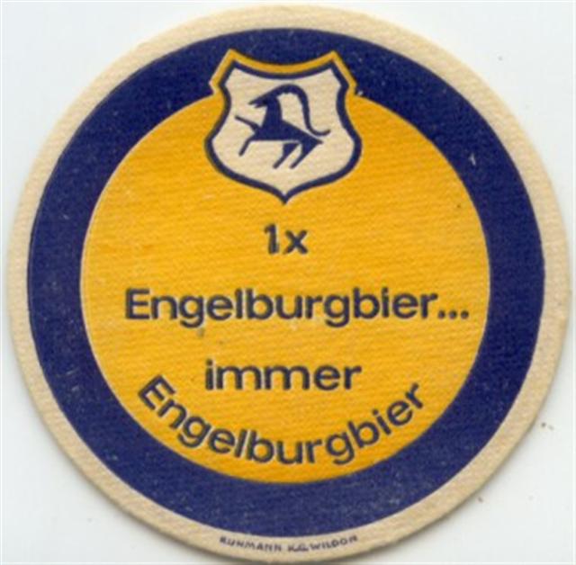 hohenems v-a engelburg 1b (rund185-1 x engelburgbier-blaugelb)
